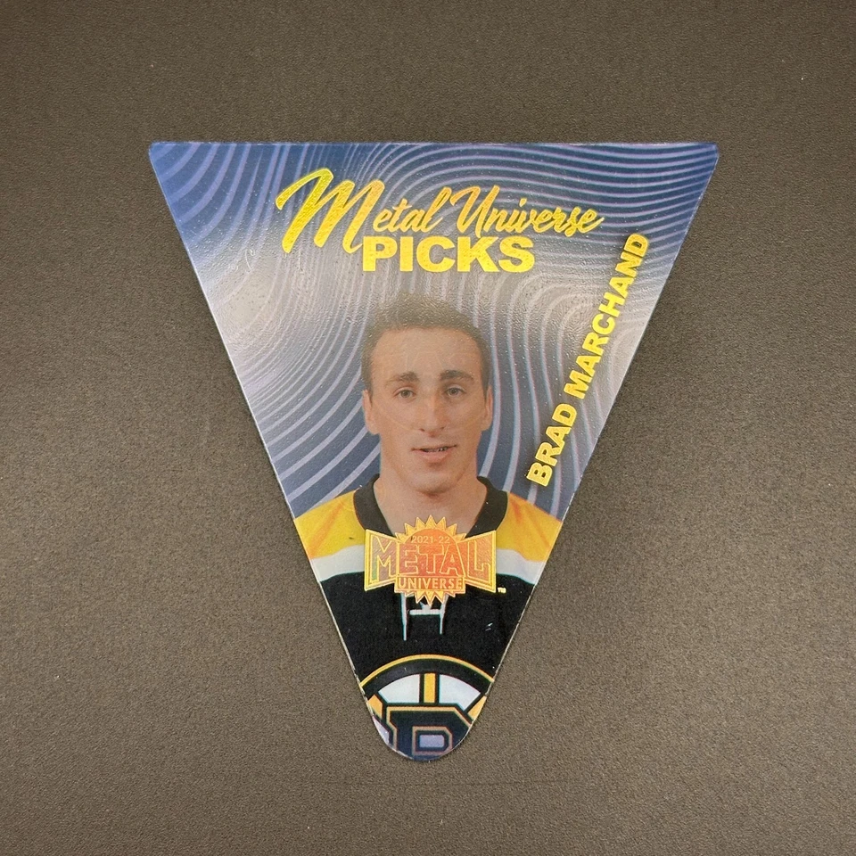 2021-22 SkyBox Metal Universe BRAD MARCHAND #P-3 Picks Acetate Spectrum /25 - Image 1 of 3
