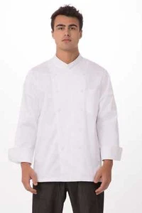 Chef Works Mens Oslo Premium Cotton Chef Coat (FB23N) - Picture 1 of 2