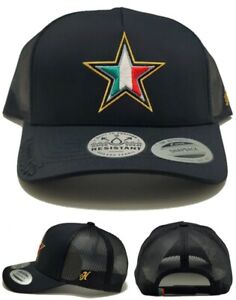 Dallas Cowboys New Hooey Mexico Mesh Trucker Era Black Gold Snapback Hat Cap