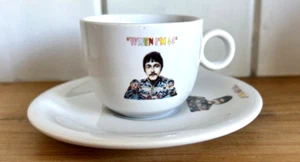 THE BEATLES When I'm 64 ESPRESSO CUP AND SAUCER John, George, Paul  Ringo - Bild 1 von 5