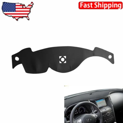 Capa de painel de couro antiderrapante Dashmat para 2009-13 Infiniti FX35 FX45 FX50 - Imagem 1 de 4