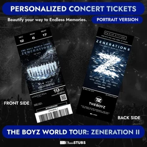 Personalisiertes Angebot: THE BOYZ WORLD TOUR: ZENERATION II K-Pop Stub Ticket - Bild 1 von 7