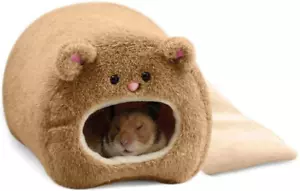Rat Hamster Warm Bed House Cusion Fleece Hut Hanging Hammock Cute Toy Nest for M - Picture 1 of 12
