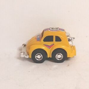 Nomura Toys Volkswagon VW Beetle Yellow Herbie 1973 Turbo Friction Drive #3