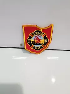 Patch vintage vigili del fuoco Cleveland - NOS - Foto 1 di 1