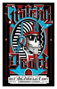 Póster de concierto Grateful Dead 1984 Berkeley CA enmarcado 11 X 17 - Imagen 1 de 3