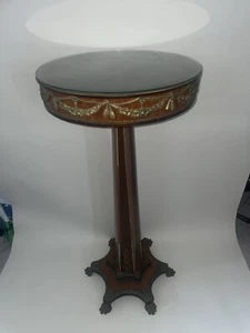French Burr Walnut And Gilt Brass Round Occasional Table - Picture 1 of 4