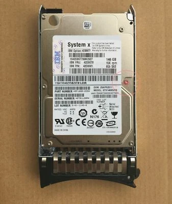 42D0678 42D0677 42D0681 IBM 146GB 15K 6GBPS SAS 2.5" SLIM SFF HD - Image 1 of 3