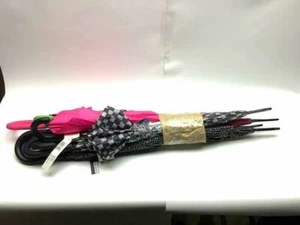Fashion Stick Umbrella For Womans Different Colors With Handle 8 Pcs - Picture 1 of 6