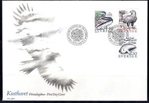 Sweden 1988 birds - animals - fishes FDC - Picture 1 of 1