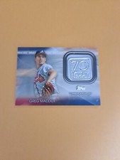2021 Topps Greg Maddux Topps 70th Anniversary Logo Patch #T70P-GM Braves