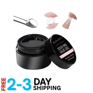 Solid Nail Glue Gel 15ML Strong Adhesive Easy Use UV Cured for Nail Art DIY - Picture 1 of 11