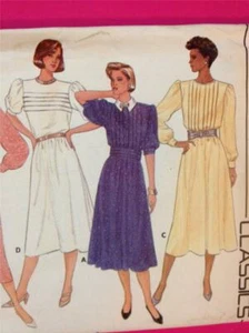 Butterick Sewing Pattern 3412 Ladies / Misses Dress Cummerband Size 10 Uncut - Picture 1 of 3