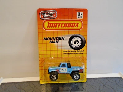 Matchbox Superfast 57 Mountain Man -Vintage 1990 MINT in un-punched Blister Card - Image 1 of 4