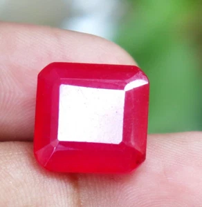 Bixbite de berilo rojo corte radiante de 11,50 quilates de Utah piedra preciosa suelta natural mejor - Imagen 1 de 6