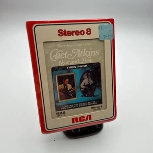 Factory Sealed Chet Atkins Now and Then RCA 8 Track Tape NOS - Picture 1 of 4
