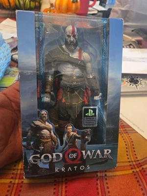 Neca God Of War Kratos 2018 Figure Still Sealed US Seller  Box Is Beat Up Santa - Image 1 of 4