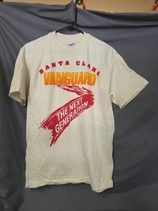 Hanes 1990s Santa Clara Vanguard Next Generation Large Cream Color - Picture 1 of 15