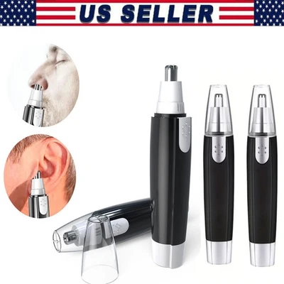 Electric Nose Ear Hair Trimmer Face Eyebrow Mustache Beard Shaver Clipper Unisex - Image 1 of 4