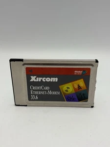 Xircom Kreditkarte Ethernet Adapter Modem 33.6 Global Access Kreditkarte - Bild 1 von 4