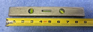 Vintage Craftsman No. 39832 Aluminum 3 Bubble 9" Long Torpedo Level with Magnate - Picture 1 of 5