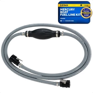 Kit de línea de combustible para barco marino Mercury, 3/8 pulgadas x 6 pies, EPA/CARB - Imagen 1 de 8