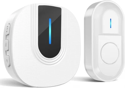 Campanello Senza Fili Da Esterno Con Batteria Wireless, 300M Distanza Impermeabi - Immagine 1 di 4