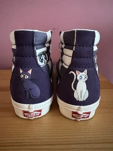 VANS Sailor Moon Sk8-Hi – Pretty Guardian Luna & Artemis – Purple UK10 Rare - Picture 1 of 13