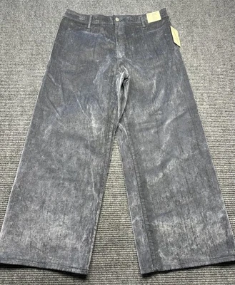 Pantalones Universal Thread para mujer 16R gris tiro alto marinero pierna ancha relajado elástico Foto 1 de 4