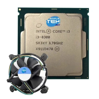 Intel Core I3-8300 LGA 1151 V2 4c/4t 3.70ghz 62w Ddr4 8th Gen + D Remis à Neuf - Image 1 of 4