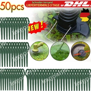 NEU L95 50Stk Ersatz Kunststoff Messer Klingen Für Einhell Akku Rasentrimmer - Bild 1 von 15