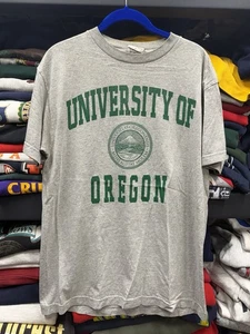 Size M University of Oregon vintage 1990s Seal Spell Out Tshirt - Picture 1 of 8