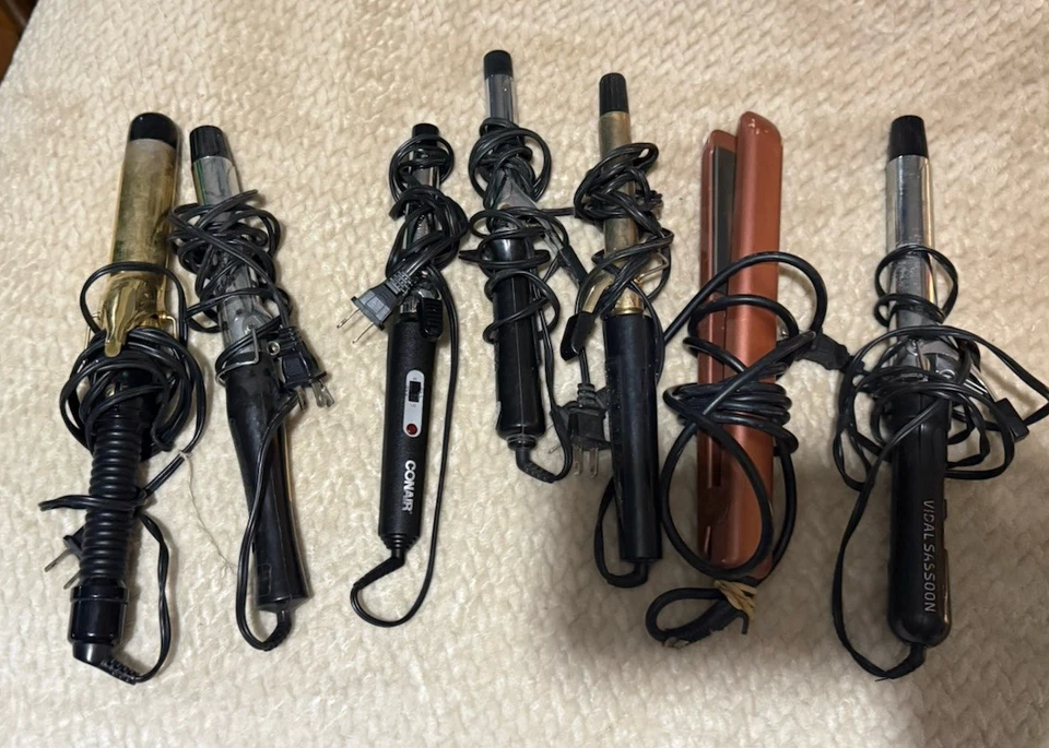 Assorted Curling Irons Used - Image 1 of 1