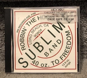 SUBLIME 40 Oz To Freedom Robbin’ The Hood Cd Skunk Records RARE - Imagen 1 de 5