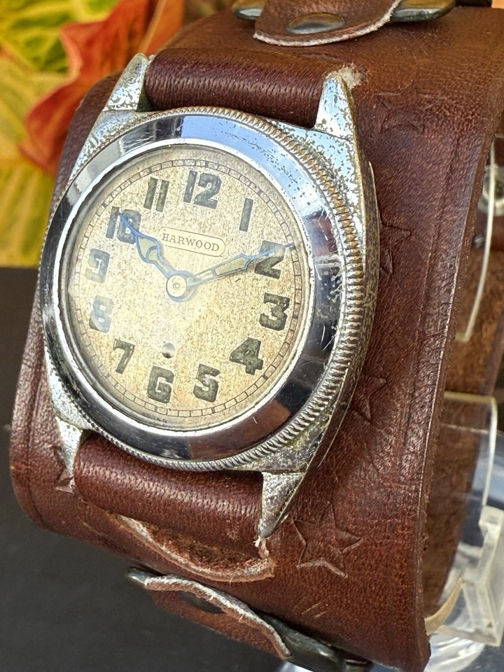 Reloj Harwood Bumper Automático 15J 30mm Raro De Colección Años 20 Venta Inmobiliaria Funciona Foto 1 de 4