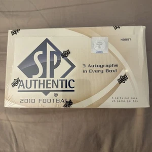 Upper Deck 2010 SP Authentic Football Gronk RC-Brady ! Factory Sealed 3 Auto Box - Picture 1 of 1