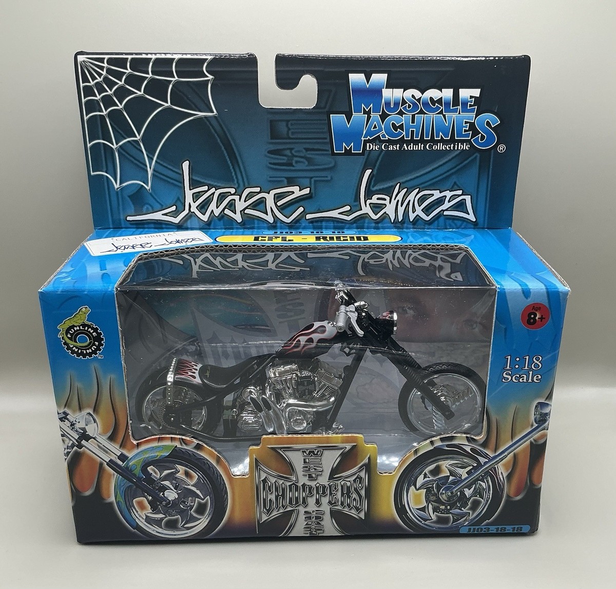 MUSCLE MACHINES ウエストコーストチョッパーズ1/18 スケール Muscle Machines Sturgis Special West Coast Choppers