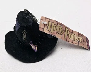 Harry Potter Sorting Hat Cain Pocket KeyChain Warner Brothers 2001 Plush Fabric - Picture 1 of 4