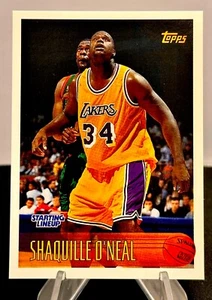 SHAQUILLE ONEAL (HOF) 1996-97 TOPPS NM/MT BASKETBALL STARTING LINEUP #220-LOOK! - Picture 1 of 2