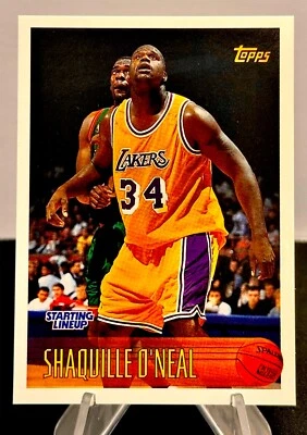 SHAQUILLE ONEAL (HOF) 1996-97 TOPPS NM/MT BASKETBALL STARTING LINEUP #220-LOOK! - Image 1 of 2