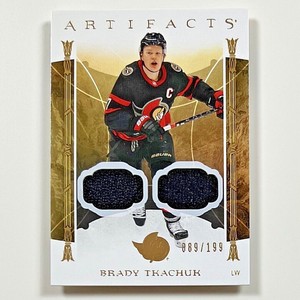 2022-23 Artifacts Material Relic Gold Parallels #/199 or /249 SP Game-Used Mem.