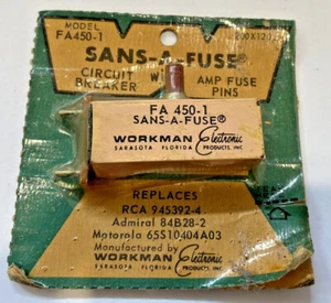 WORKMAN FA450-1 VANTAGE CIRCUIT BREAKER SANS-A-FUSE 200 X 120 - Picture 1 of 4