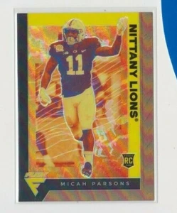 MICAH PARSONS '21 CHRONICLES DRAFT PICKS BRONZE PARALLEL FLUX ROOKIE-GET IT NOW! - Picture 1 of 12