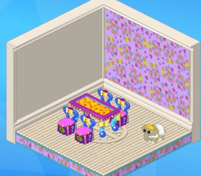 Webkinz Classic Quizzy LOT of 5 Items Table and 4 Chairs - Image 1 of 2
