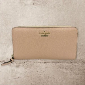 Billetera Kate Spade Nueva York Grande Cuero Rosa con Cremallera - Imagen 1 de 10