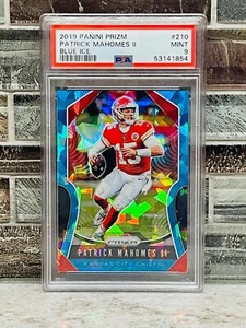 PATRICK MAHOMES 2019 Prizm #210 Blue Ice Prizm PSA 9 Pop 23 25/99 📈🔥💰🔥!! - Picture 1 of 3