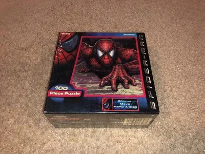 Spider-Man 2002 Tobey Maguire Movie Merch 100 Piece Jigsaw Puzzle *NEW/SEALED!* - Image 1 of 2