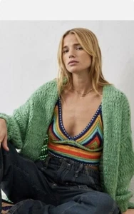 Urban Outfitters Gigi Stripe Knitted Cami Size xs New RRP £29 - Picture 1 of 5