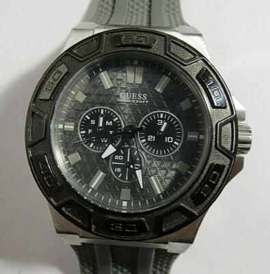 RELOJ HOMBRE GRANDE CUARZO ADIVINAR DIVERS DEPORTIVO 100M FORCE W0674G8 GRIS FUNCIONA Foto 1 de 4