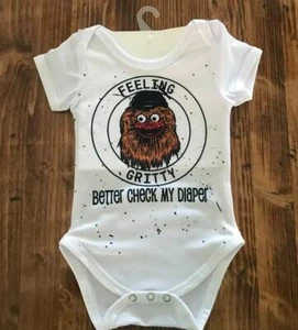 FEELING GRITTY Better Check My Diaper 6-9 Monate INDIVIDUELL BEDRUCKTER Einteiler BODY - Bild 1 von 4